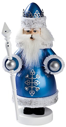 Richard Glässer Seiffen Räuchermann Väterchen Frost, 25 cm hoch, original Erzgebirge