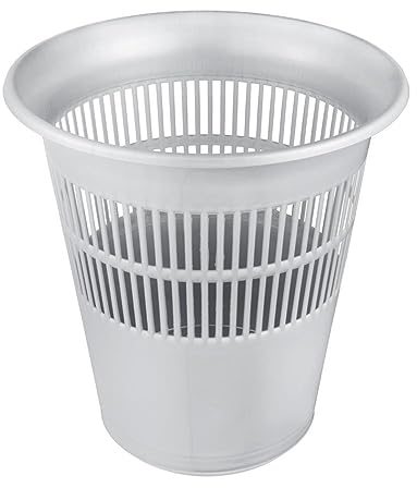 keeeper Papierkorb, Polypropylen, Silber, 29 x 31 x 29 cm