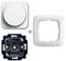 Busch-Jaeger LED-Drehdimmer, komplett mit Rahmen, Reflex SI, alpinweiß glänzend