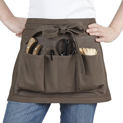 La cordeline CJN45FC Gärtnerschürze Baumwolle Schokobraun 25,0 x 3,0 x 37,0 cm
