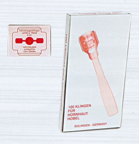Klingen 100 Stück für Hornhauthobel 2404 und 2402