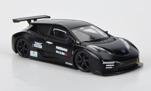 Nissan Leaf Nismo RC, mattschwarz, 2011, Modellauto, J-Collection 1:43