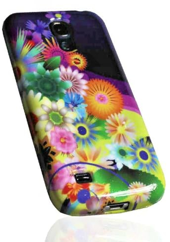 Design No.1 - Silikon TPU Cover Case Handy Hülle Schale - für Samsung i9190 Galaxy S4 Mini