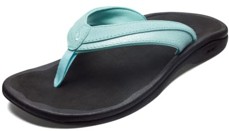 OLUKAI Damen ohana sandale sea glass 8 6 uk sea glass schwarz