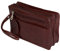 GoBago Praktische Leder Herren Handgelenktasche Herrentasche Handtasche Tasche (Braun)