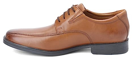 Clarks Herren Tilden Walk Oxford-Schuh Derby, Dunkelbraunes Leder, 48 EU