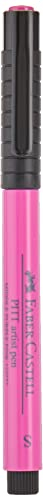 FABER-CASTELL 167025 - Tuschestift Pitt artist pen, Strichstärke S, Farbe 125, purpurrosa mittel