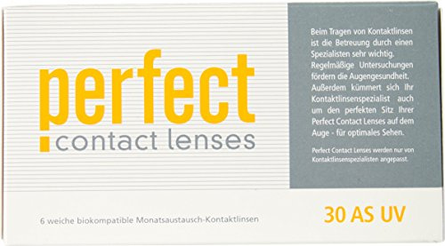 Perfect 30 AS UV Monatslinsen weich, 6 Stück / BC 8.60 mm / DIA 14.20 mm / -8.5 Dioptrien
