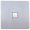 Trendi Switch Artistic Modern Glossy Telephone Socket Silver