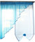 FK-Lampen TOP Kindergardine Set Fertiggardine aus Voile Top Design Set Schöne Gardine AK1 Modern (Blau)