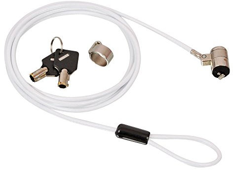LINDY Barrel Key Lock Security Cable for Peripheral and Notebook