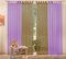 Gardinen Set, 2 x Schlaufenschal Voile, transparent, 245x140, Flieder, 2 x Schlaufenschal Voile, transparent, 245x140, Nougat, 6100061000