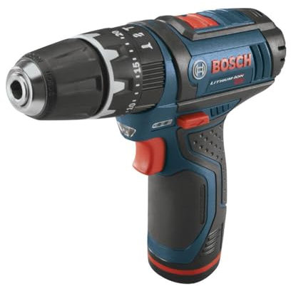 BOSCH PS130-2A 12V Kit de taladro/destornillador ultracompacto con (2) baterías de 2.0 Ah