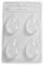 Medium Cracked Egg Chocolate Mould 4 Cavity