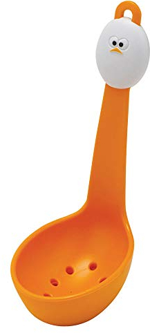 Joie 067742-502155 Cuchara para hervir Huevo, Plástico, Naranja