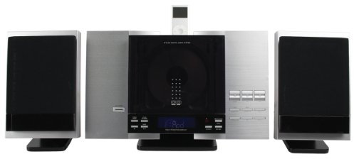 König HAV-MCS42 Kompaktanlage (CD/MP3/WMA-Player, FM-Tuner, Apple iPod-Anschluss, 24 Watt, USB 2.0) schwarz
