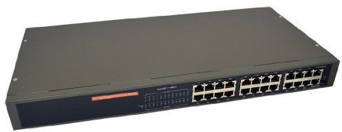 24 Port GIGABIT Unmanaged Ethernet Network Rack Mount Switch [Cat6 - 24 Port]