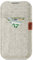 Pack & Smooch iPhone SE (2020-2022) / 8/7 Hülle | Tasche Shetland | 100% Merino Wollfilz | Handmade in Germany – Weiß
