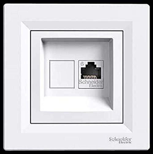 Schneider electric eph4700121 prise RJ45 Catégorie 6 UTP Blanc