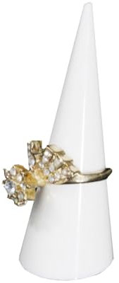 Yakri Fingerspitzenring aus mattiertem Acryl für den Einzelhandel, matt, matt, matt, 10 Stück