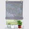 HongYa Raffrollo Voile Transparent Ösenrollo Gardine B*H 120 * 140cm Grau