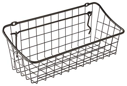 Spectrum Diversified Pegboard & Wall Mount Basket, 11 x 4 x 4, Industrial Gray
