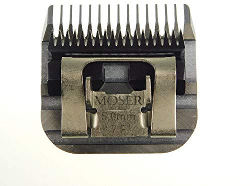 Samsebaer Tête de coupe « Snap on » Moser pour tondeuses (notamment Moser Max 45 et Max 50, Aesculap, Oster et Andis) Modèles voir description (1/10 - 1/20 - 1 - 2 - 2,3 - 2,5 - 3 - 5 - 7 - 9 mm). 50F 40F 30F10F 10W 9F 8.5F 7F 5F 4F.