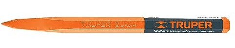 Truper CU-3/4, Cuña para concreto, Punta en forma de diamante, 3/4