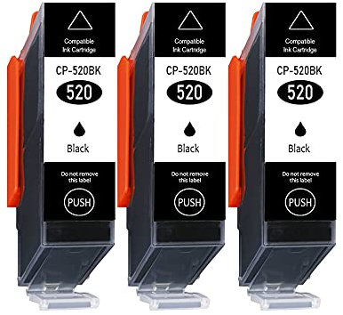 3er Pack nur Schwarz 550XL 551XL Kompatible Druckerpatronen Multipack für Canon PGI-550 XL CLI-551 XL Canon Pixma MG5650 MG5550 MG6350 MG6450 IP7250 IP7200 MX725 MX920 MX925 IX6850