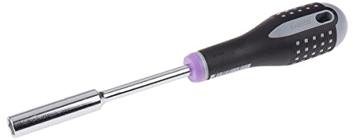Bahco BE-7810 Nut Driver with Ergo Handle/Long Bore, Multi-Colour, 10 mm