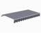 Jet-Line | Markise Sunshine | 4x2,5m | blau-Weiss gestreift | Gelenkarmmarkise | Sonnenschutz | Beschattung | Sonnenstore | Garten | Gartenausstattung