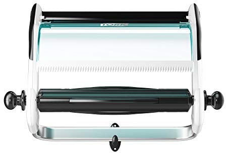 Tork Wandhalterung für Papierwischtücher Weiß und Türkis W1, Wandmontage, Performance Linie, 652100
