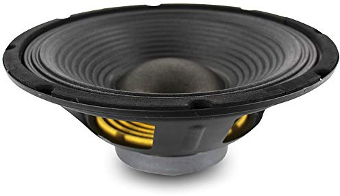 Skytec SP1200 12 Replacement Speaker Driver 200W PA Woofer, 4 Ohm Impedance, 400W Peak Power, 98dB SPL, Vented Magnet, Stiff Suspension, 38mm Voice Coil for PA & Sound Systems