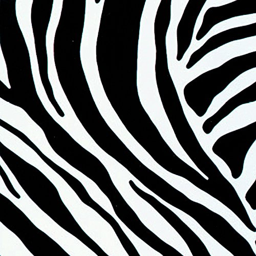 Klebefolie - Möbelfolie Zebra - schwarz weiss - 45 cm x 1500 cm - 15 Meter am Stück Selbstklebefolie