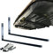 4U® Dachboxenhalterung mit Zubehör 80cm, 45kg, (25x25mm) Dachbox Aufbewahrung Wandhalter Boxenhalter Wandmontage