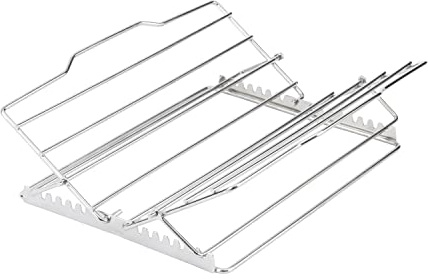 GoodCook Everyday Roasting Rack, Fits 9x13-Inch Baking Pans, Adjustable with 7 Rack Positions & Folds Flat for Storage, 11.5 x 10.8-Inch