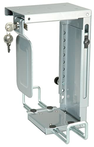 ROLINE Mini-PC-Halter, abschliessbar, silber