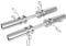 Max Strength Olympic Dumbbell Bars Pair Chrome Dumbbell Bars For Olympic Weight Plates Dumbbell Bar With Spring Collar Cross-Training, Olympic Weightlifting