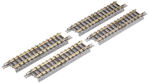 TomyTEC 018049 4 Straight Track in Gravel Bed 70 mm Each