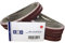 Lot de 48 bandes abrasives SBS - 13 x 457 mm - Assortiment de 8 pièces par granulation : 40/60/80/120/180/240