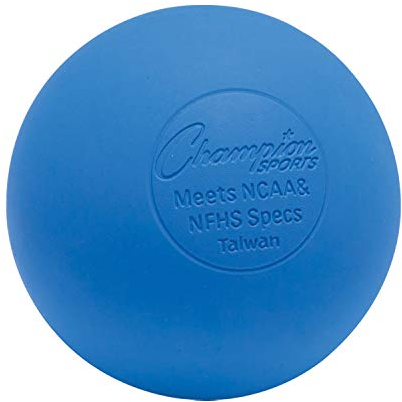 Champion Sports Farbigen Lacrosse-Bälle, offizielle Größe für professionelle, College- und Schul-Spiele, NCAA NFHS Zertifiziert, blau, 1 Ball