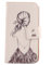 Lankashi PU Flip Leder Tasche Hülle Case Cover Handytasche Schutzhülle Etui Skin Für THL 2015 FHD 5 4G Back Girl Design