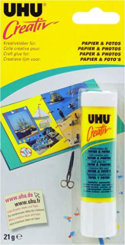 UHU 47175 Spezialkleber, Creativ, Papier, Fotos Klebestift, 21 g