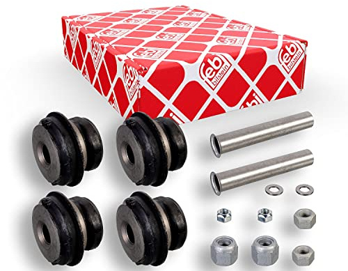 febi bilstein 09747 Querlenkerlagersatz mit Anbaumaterial, 1 Stück | Kompatibel mit: MERCEDES-BENZ 124 Coupe, 124 Stufenheck, 190, E-CLASS, E-CLASS Coupe
