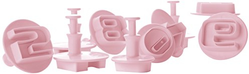 Ibili Cortapastas con EXPULSOR NUMEROS, Stainless Steel, Centimeters