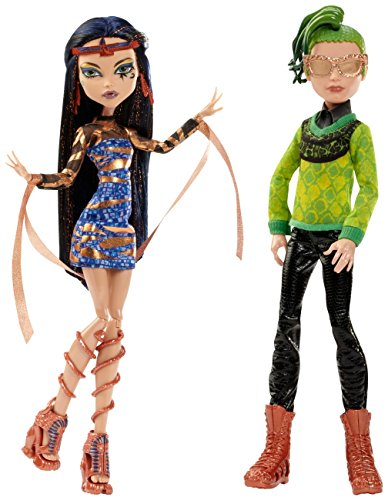 Mattel Monster High CHW60 - Traumpaar in Schwierigkeiten, Cleo de Nile und Deuce Gorgon