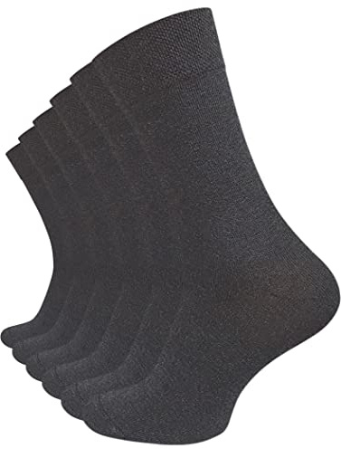VCA Diabetikersocken ohne Gummibund (6 Paar) Herren Diabetiker Socken mit Komfortbund und ohne Naht