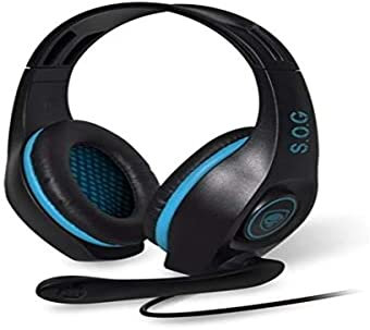 SPIRIT OF GAMER - Casque Micro PRO-SH5 pour PS4 / SON STEREO 2.0 / HP 40 mm avec Coussinets Rembourrés / Arceau Ajustable