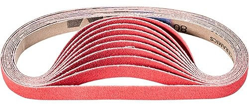 PFERD 799680 Kurzbander BA, Ausführung Keramikkorn Co-Cool, 80 Korngröße, 480mm x 16mm, 100 Stück