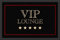 empireposter VIP Lounge (schwarz) - Fussmatte, Größe: 60 x 40 cm, Material Polypropylen